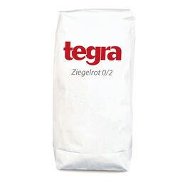 Tegra Ziegelrot 0/2 mm, gesackt (1 to)